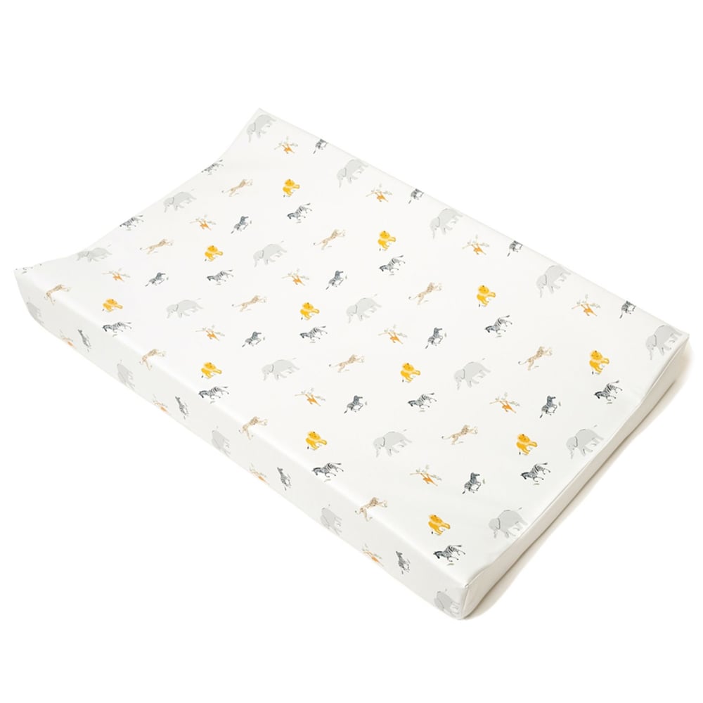 Clair de Lune Baby Jungle Dream Anti Roll Wedge Changing Mat Image 1