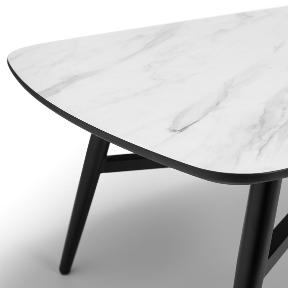 Julian Bowen Caruso Marble Effect Coffee Table Image 4