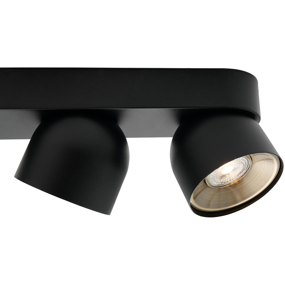 Nordlux Pitcher GU10 4-Spot Black Spotlight Image 5
