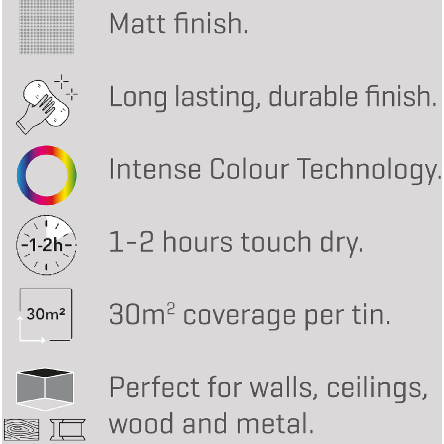 Johnstone's MY Colour Luxurious Durable Matt Paint Night Watch Image 4