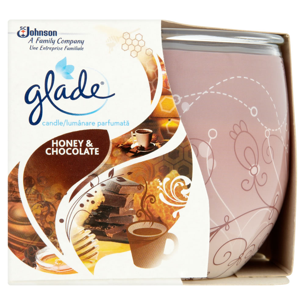 Glade Honey and Chocolate Scented Candle Wilko