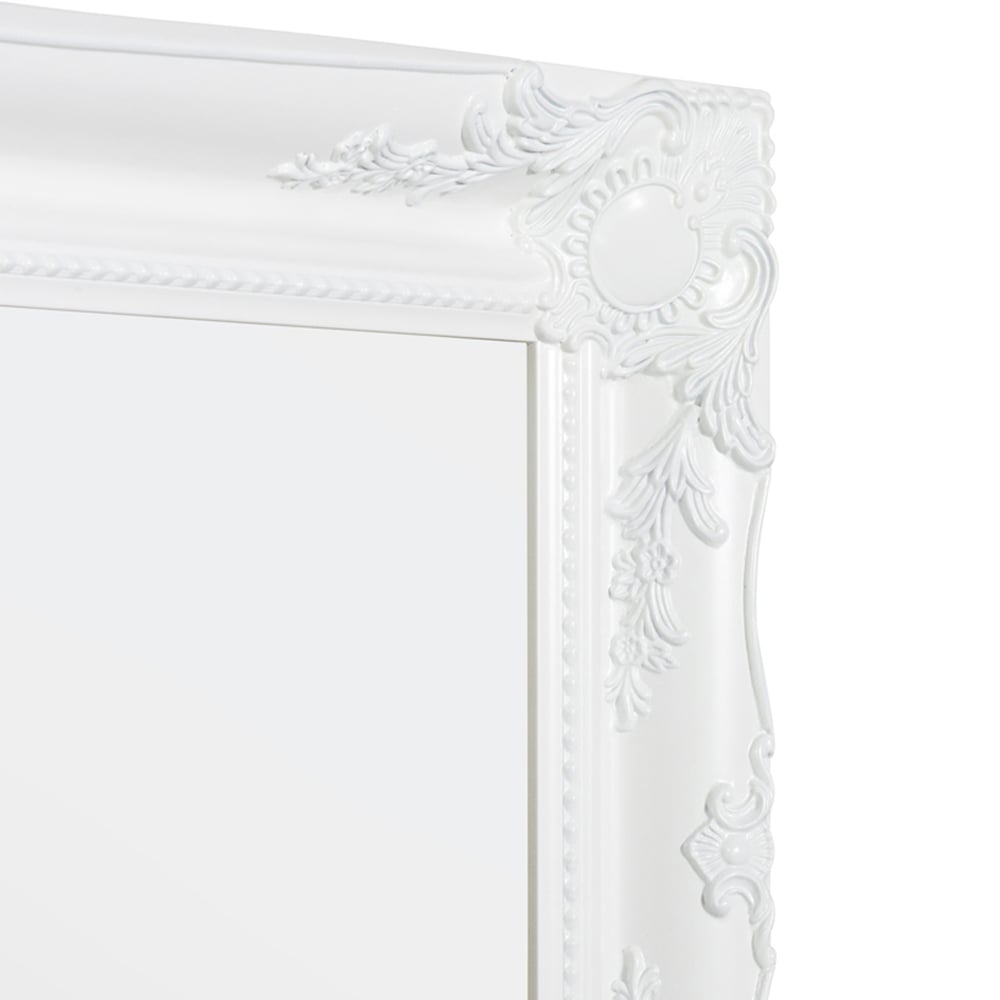 MirrorOutlet Hamilton White Shabby Chic Wall Mirror 137 x 46cm Image 7