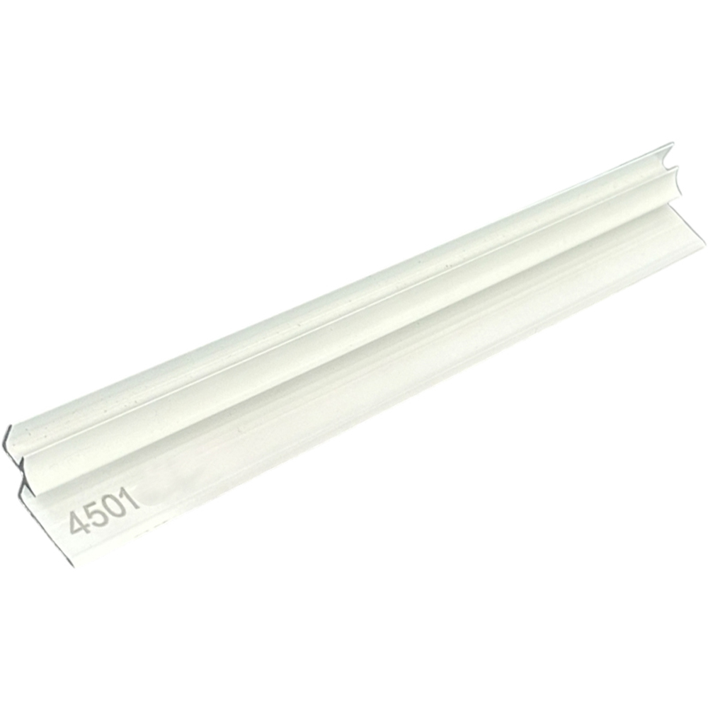 Britwall White Aluminium Internal Corner Trim 3000 x 25 x 16mm Image 1