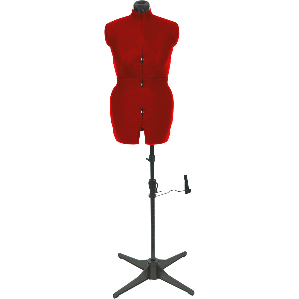 Sewing Online FG268 Ruby Red Adjustable 8-Part Dressmakers Dummy Trouser Form Medium Image 2