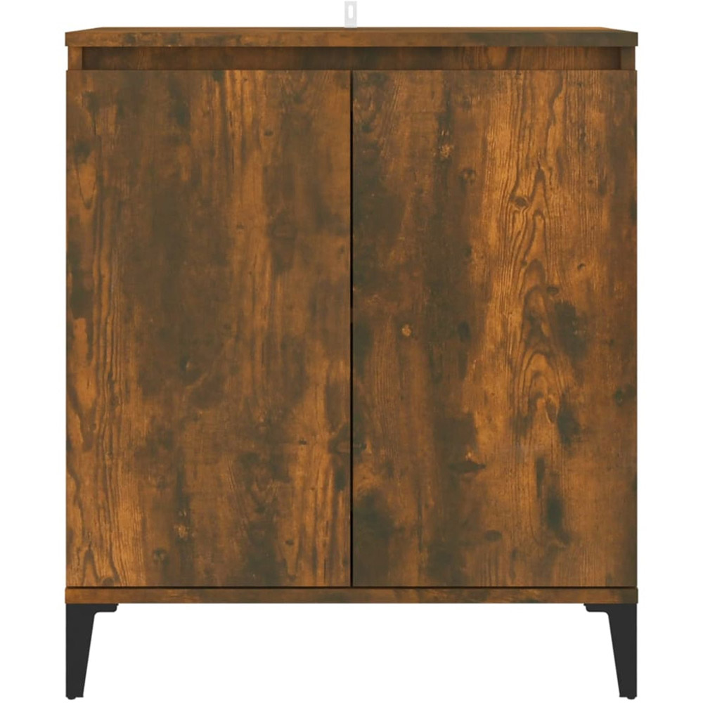 vidaXL 2 Door Smoked Oak Sideboard Image 3