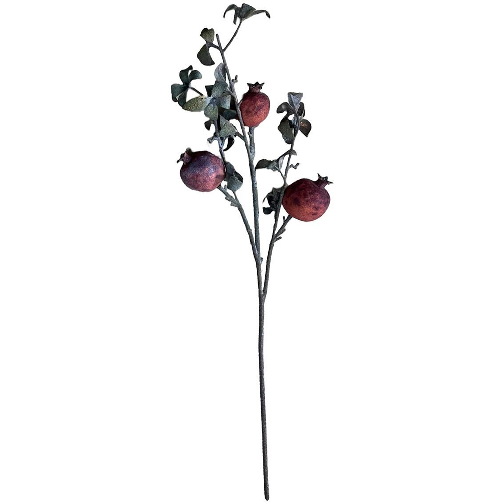 Leaf Pomegranate Artificial Stem 75cm 6 Pack Image 2