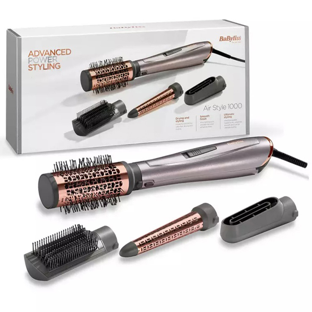 BaByliss Hot Air Multi Attachment Styler and Hair Dryer 500mm 1000W Image 2