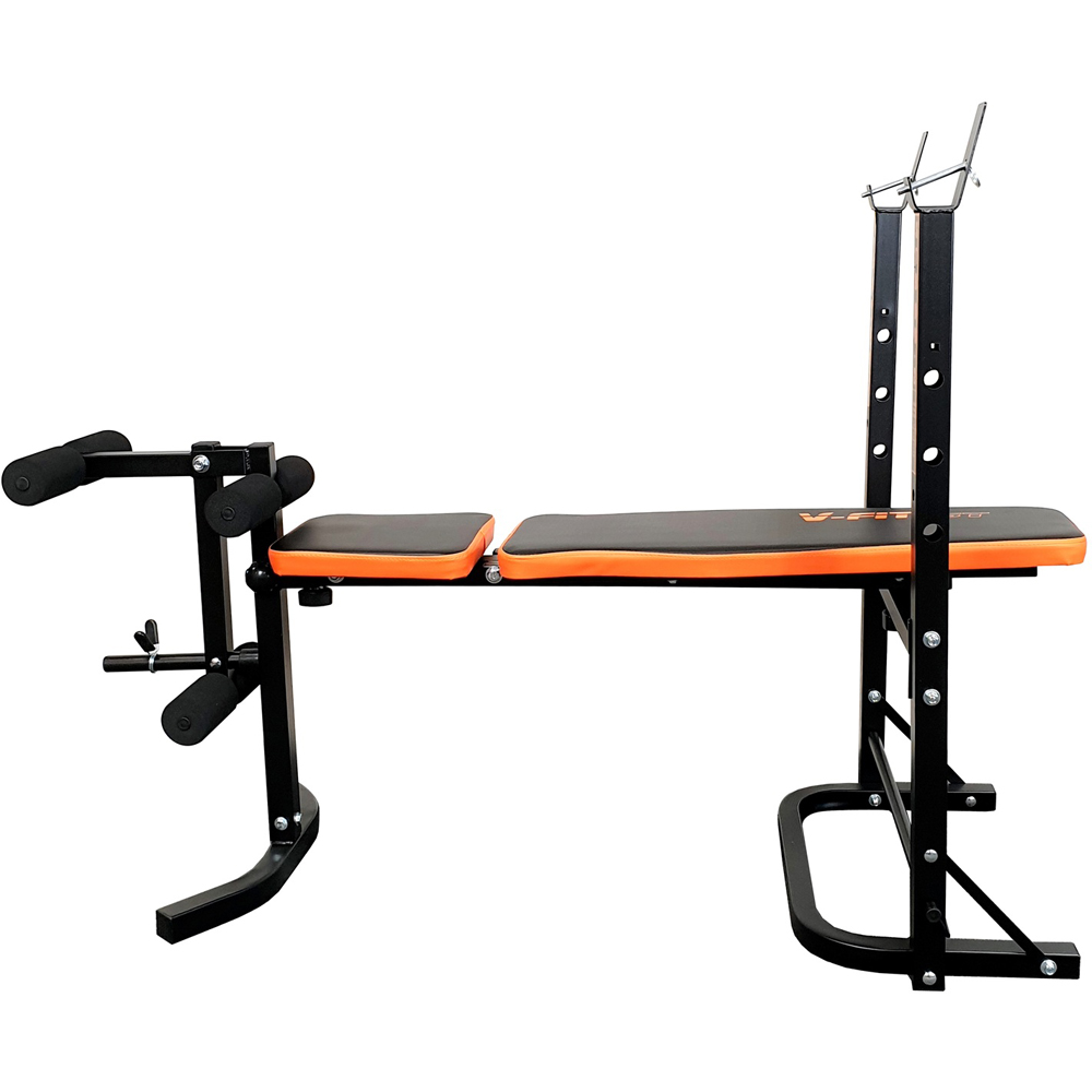 V-Fit STB09-1 Folding Weight Bench with Adjustable Leg Unit Image 4