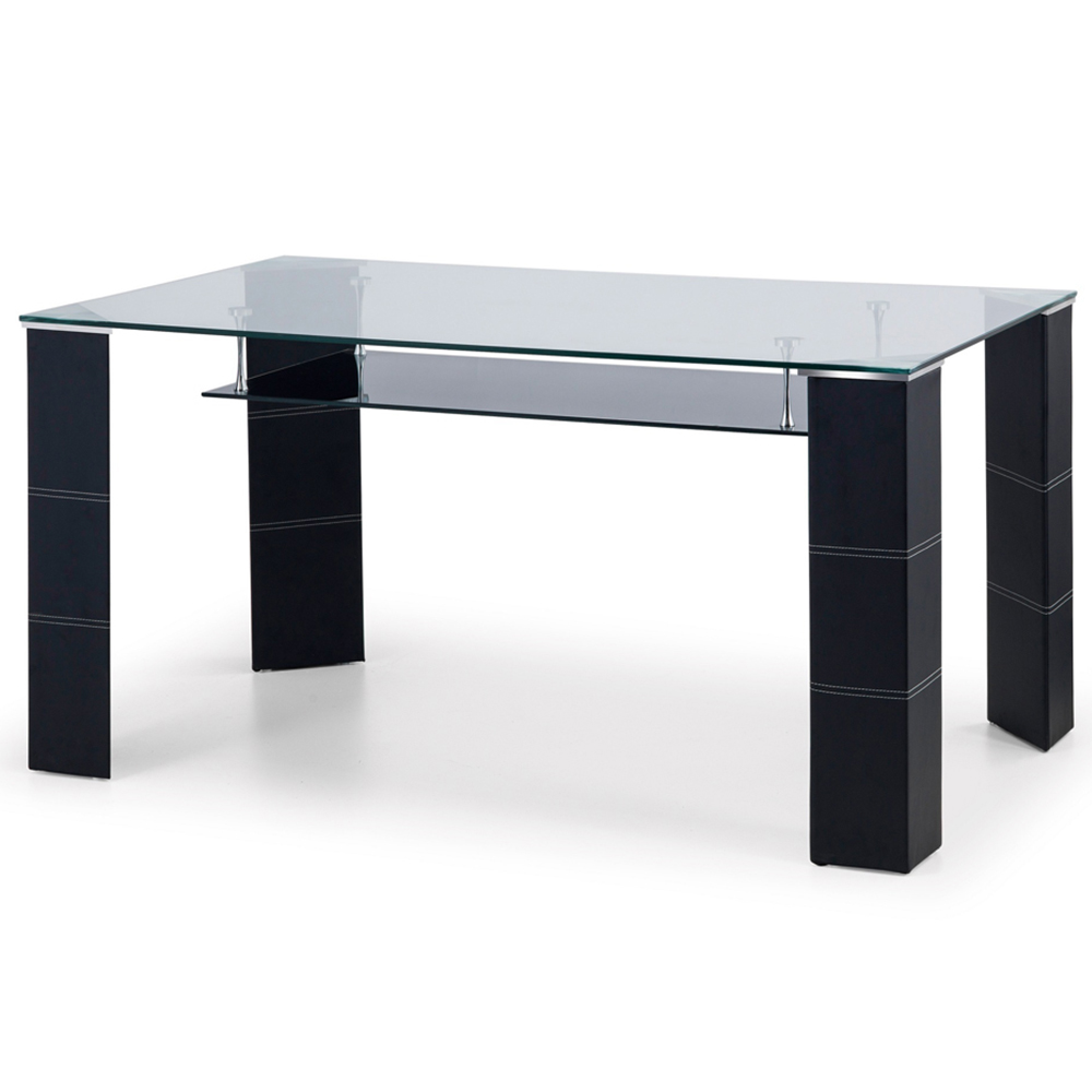 Julian Bowen Greenwich 6 Seater Glass Dining Table Image 2