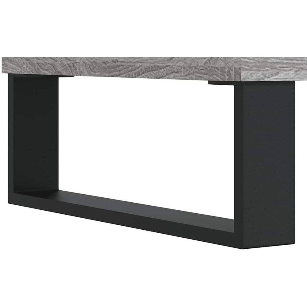 vidaXL 3 Door 3 Shelf Grey Sonoma TV Cabinet Image 9