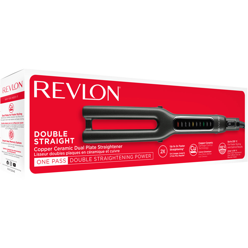 Revlon Double Straight Hair Straightener Image 3