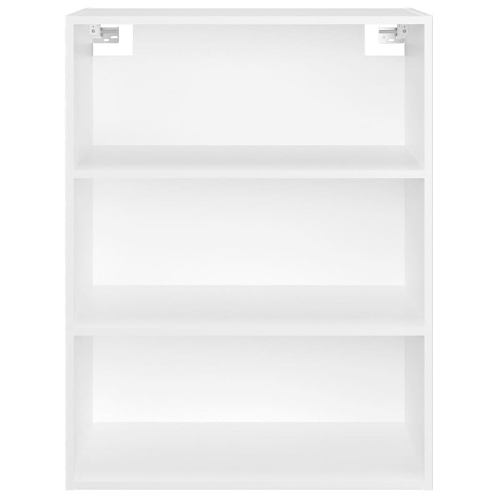 vidaXL 3 Shelf White Wall Mounted Cabinet Image 3