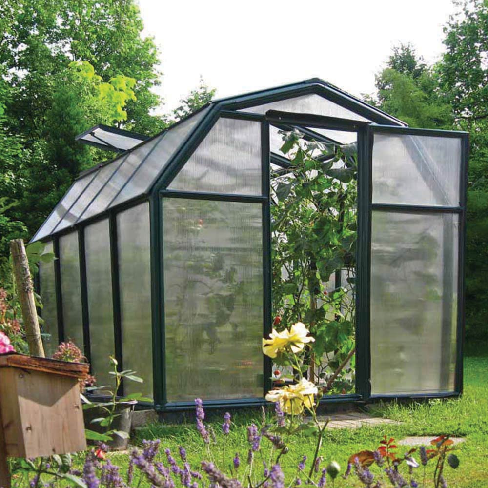Palram Canopia Eco Grow Polycarbonate 6 x 8ft Greenhouse Image 2