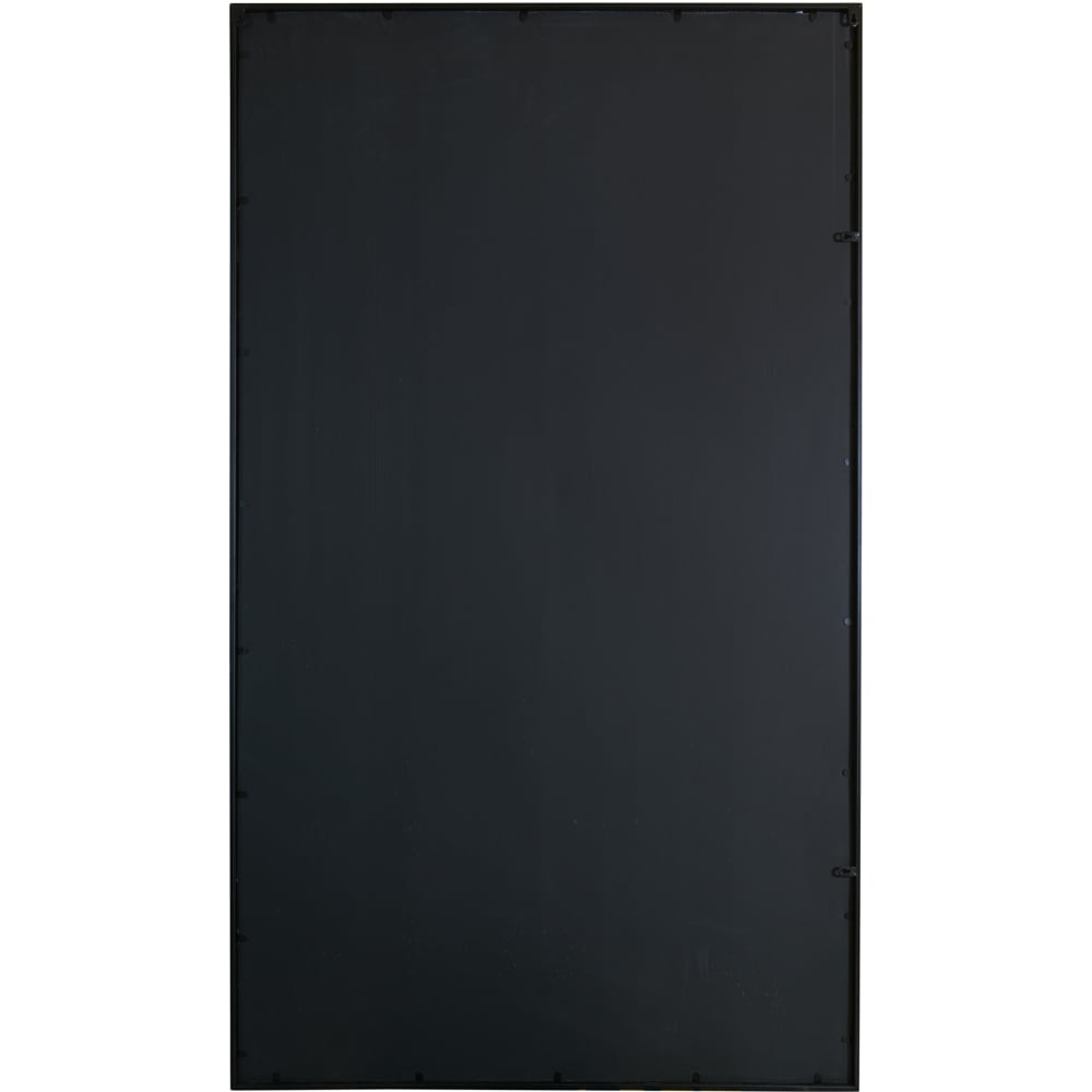 MirrorOutlet The Genestra Black Modern Window Garden Wall Mirror 200 x 120cm Image 4