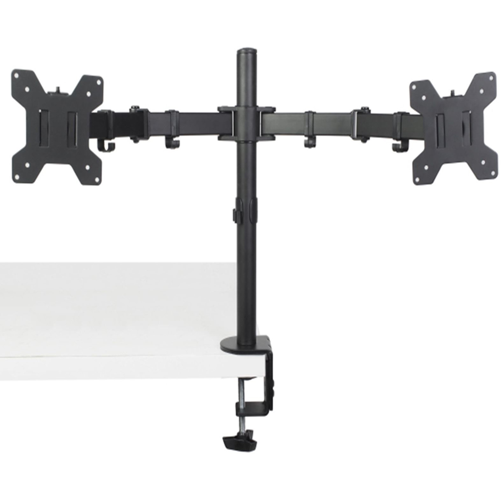 Gr8 Home Dual Arm Desk Mount TV LCD Monitor Bracket Image 2