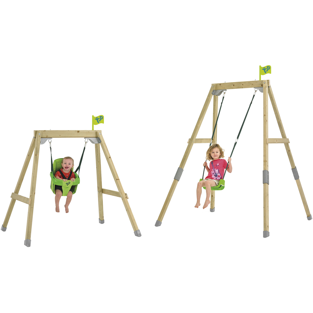 TP Acorn Growable Wooden Swing Set Image 1