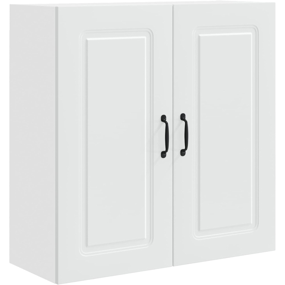 vidaXL Kalmar 2 Door White Wall Kitchen Cabinet Image 2