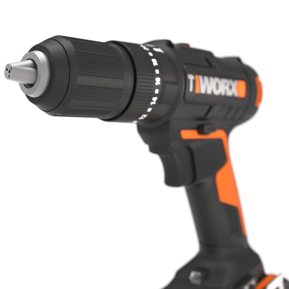 Worx WX370 20V 50Nm 30 Piece Combi Drill Set with 2.0Ah Batteries and Charger Image 5