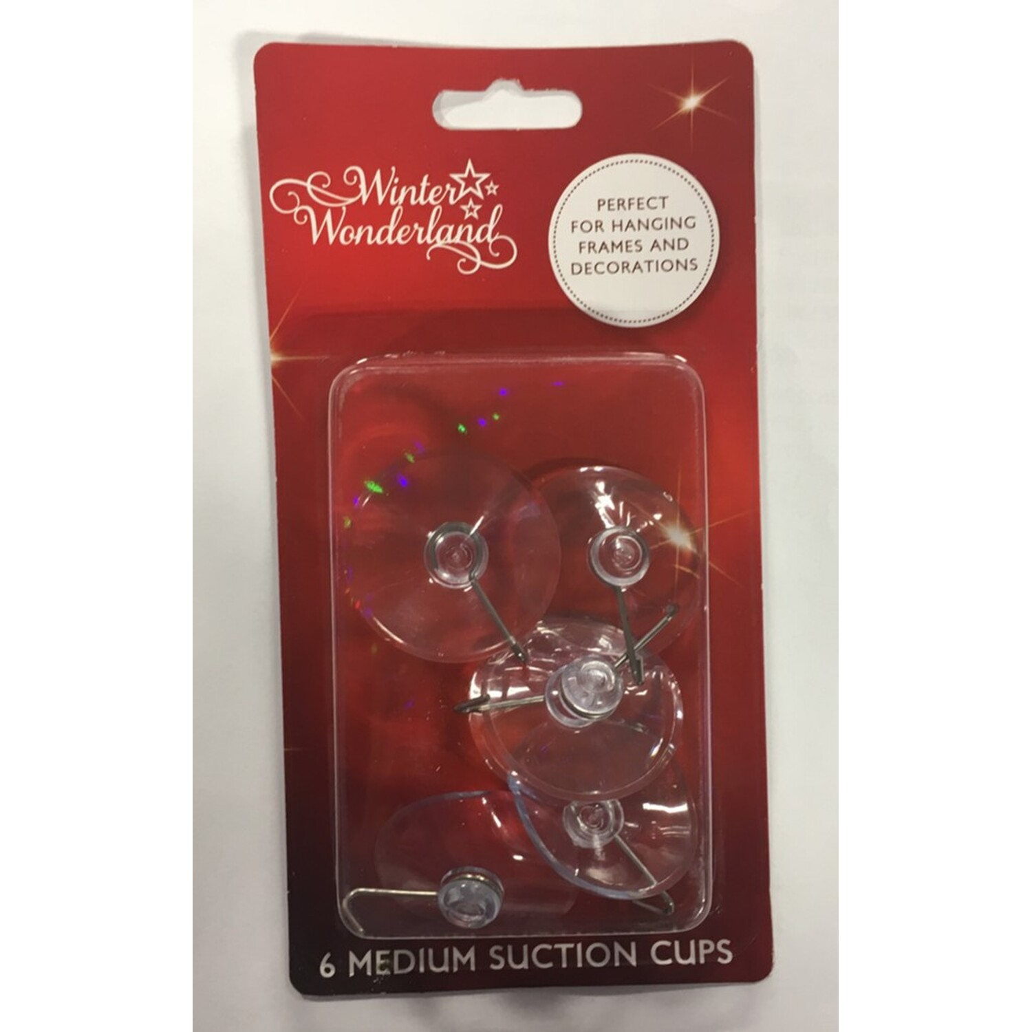 Medium Suction Cup Hooks - 6 Image 1