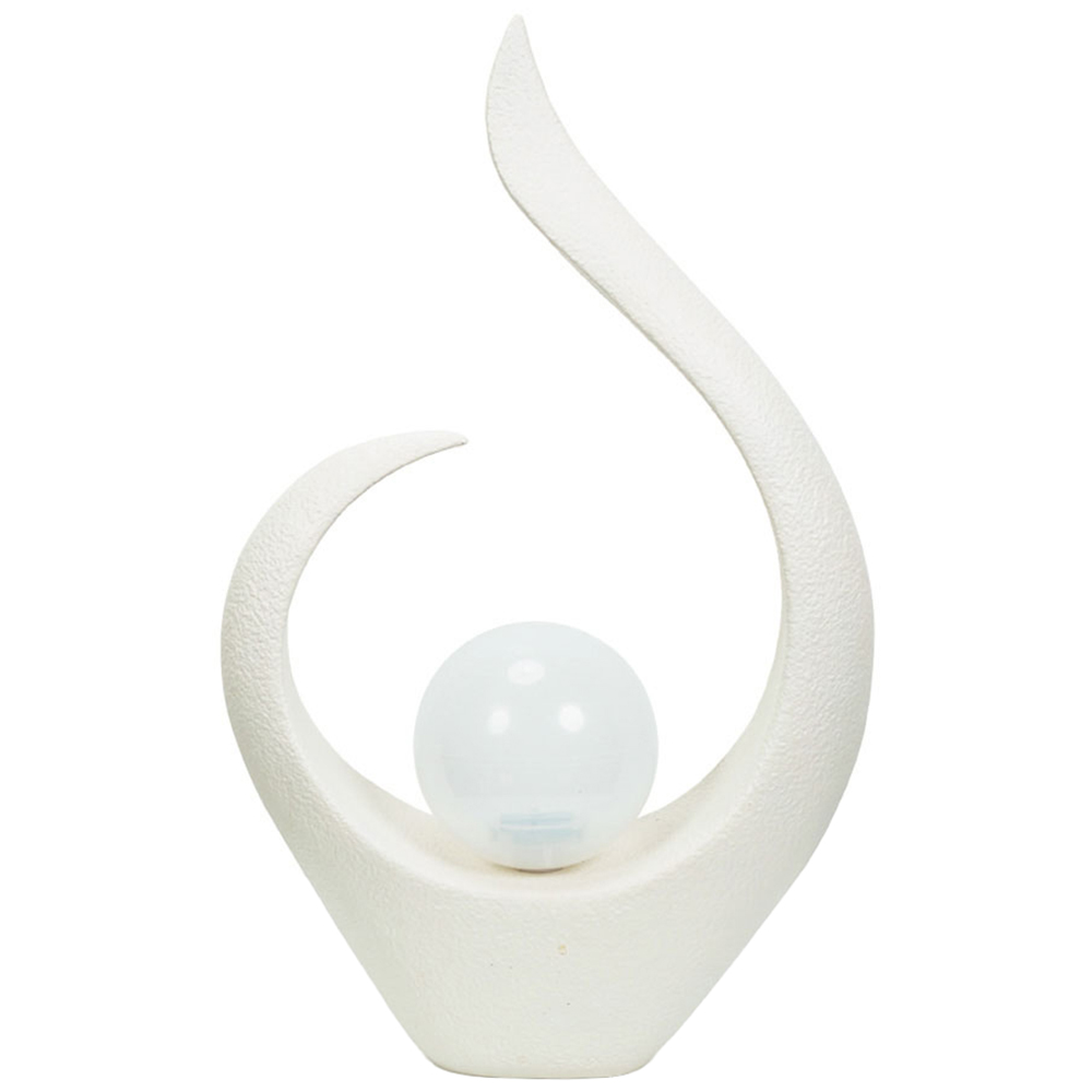 ValueLight Abstract White Outdoor Solar Decorative Light Image 1