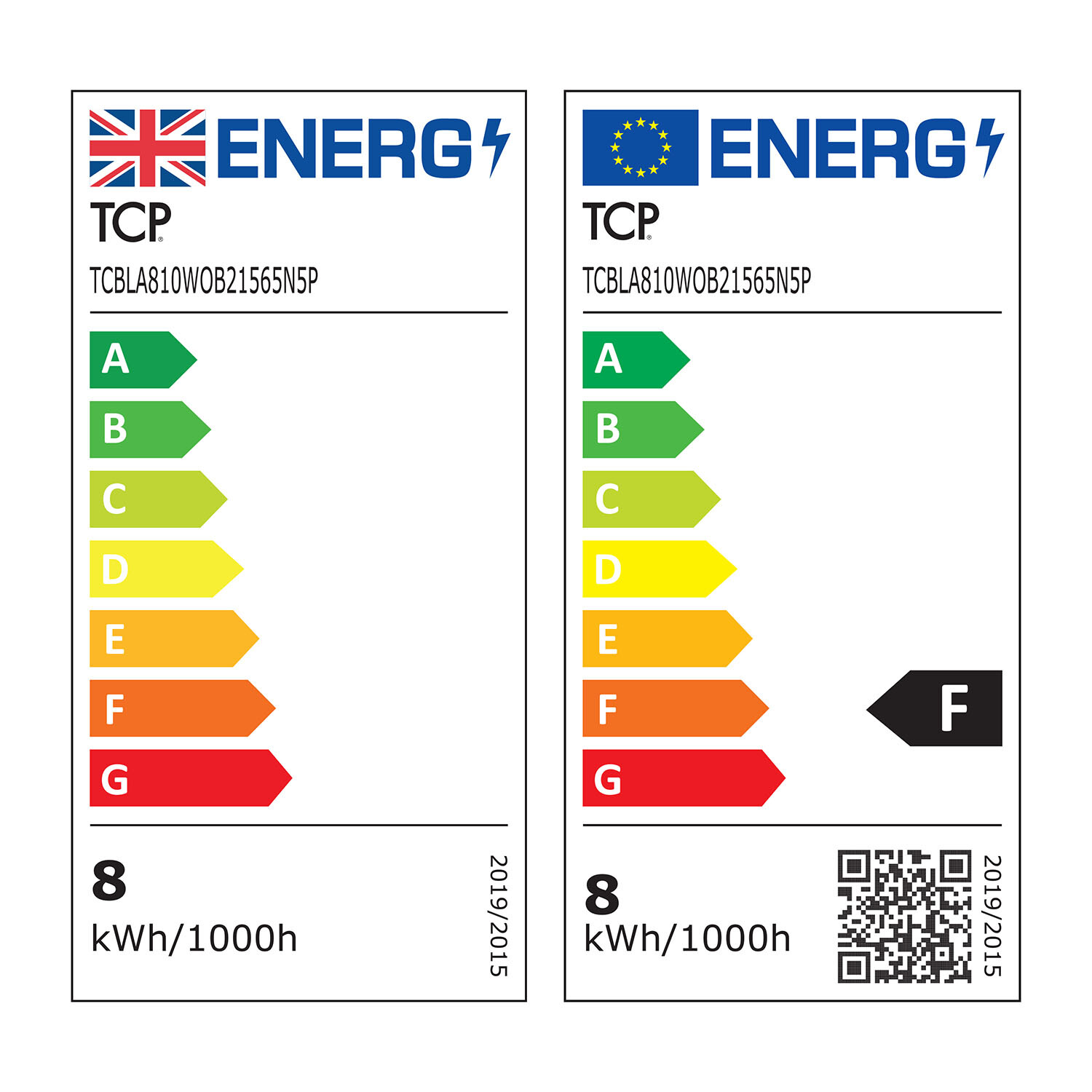 TCP LED Classic 810L B22 Daylight Bulbs - Daylight  / 5 Image 4