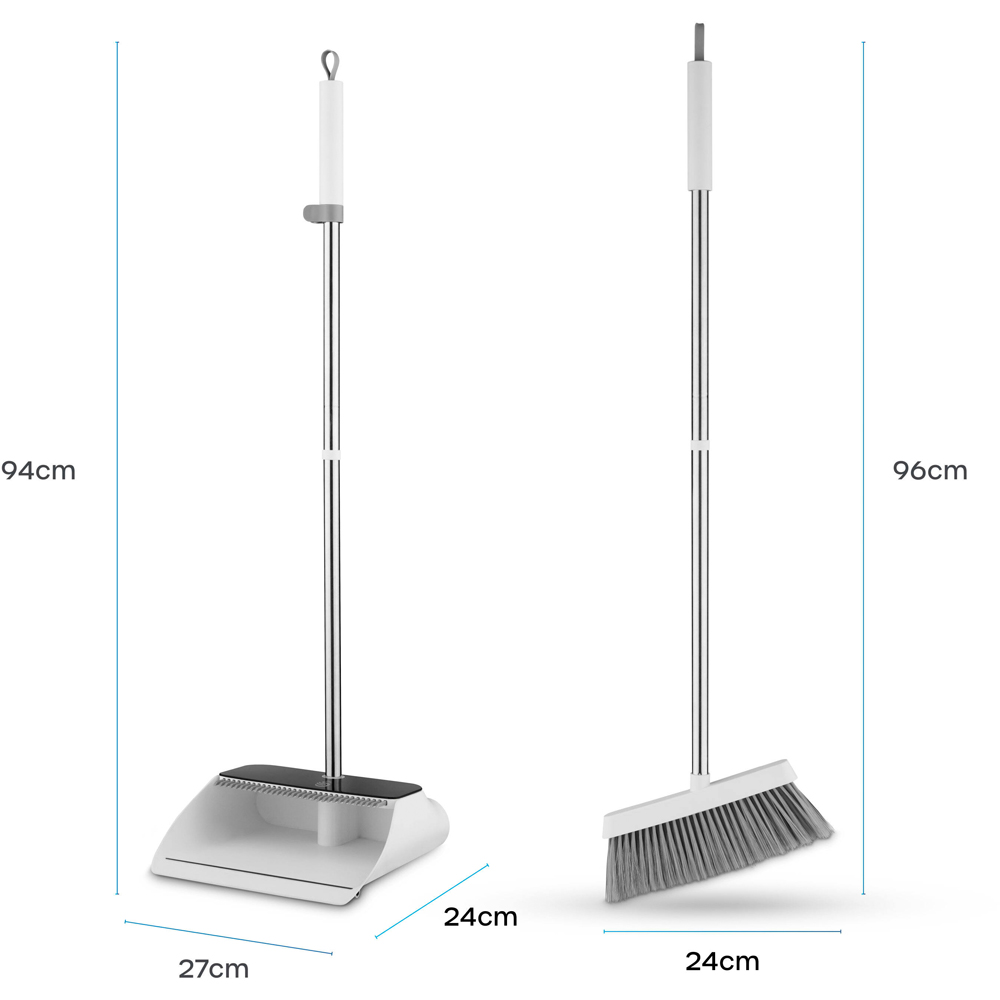 Swan Elevate Long Handled Dustpan and Brush Set Image 9