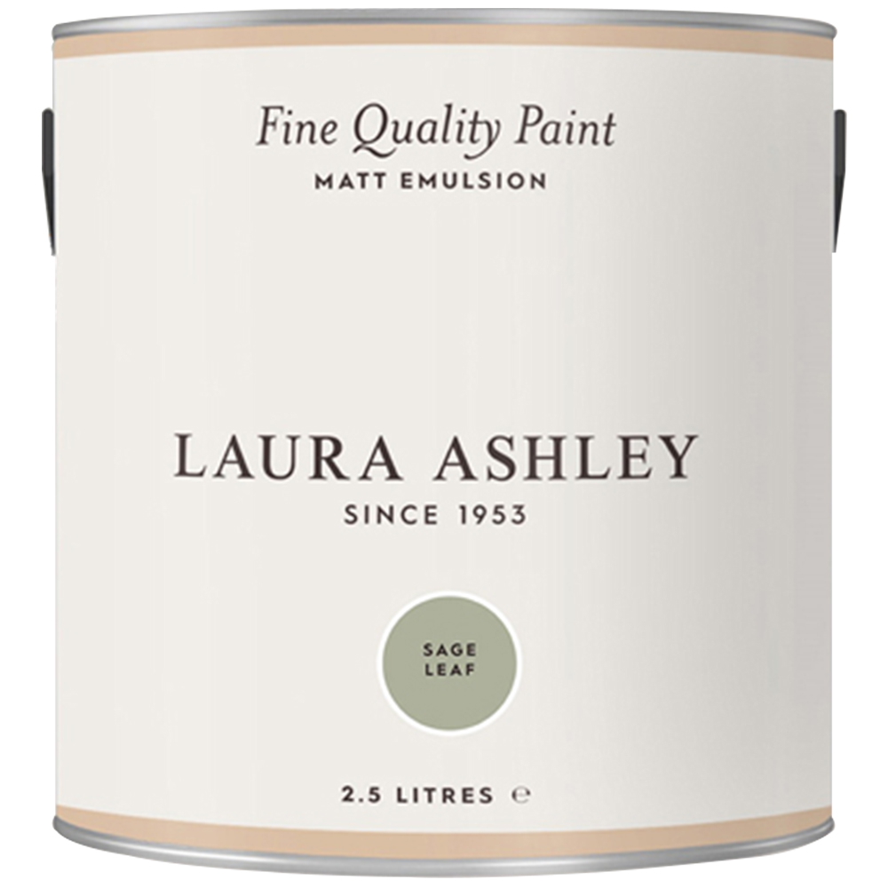 Laura Ashley Sage Leaf Matt Emulsion Paint 2.5L Image 2
