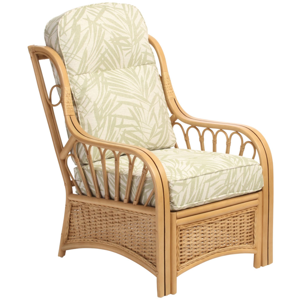Desser Furniture Vale Light Oak Tropical Armchair Image 2