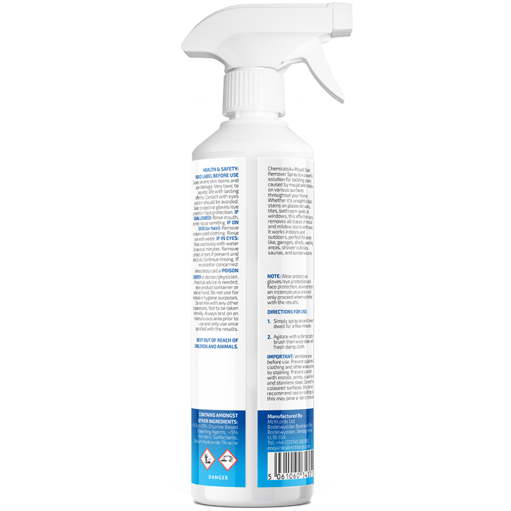 Chemicals4U Mould Stain Remover 500ml Image 2