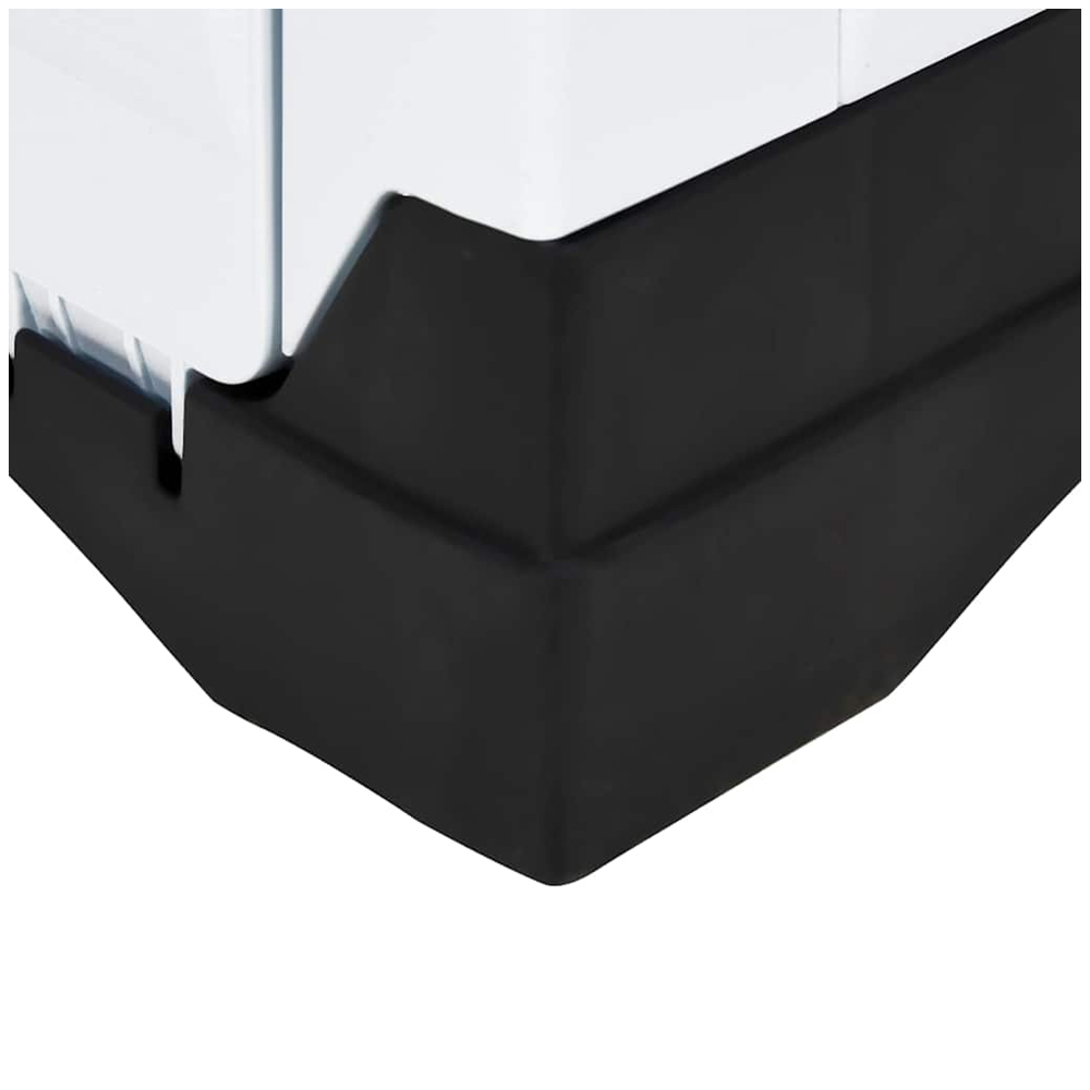 vidaXL Grey Polypropylene Dog House 90.5 x 68 x 66cm Image 5