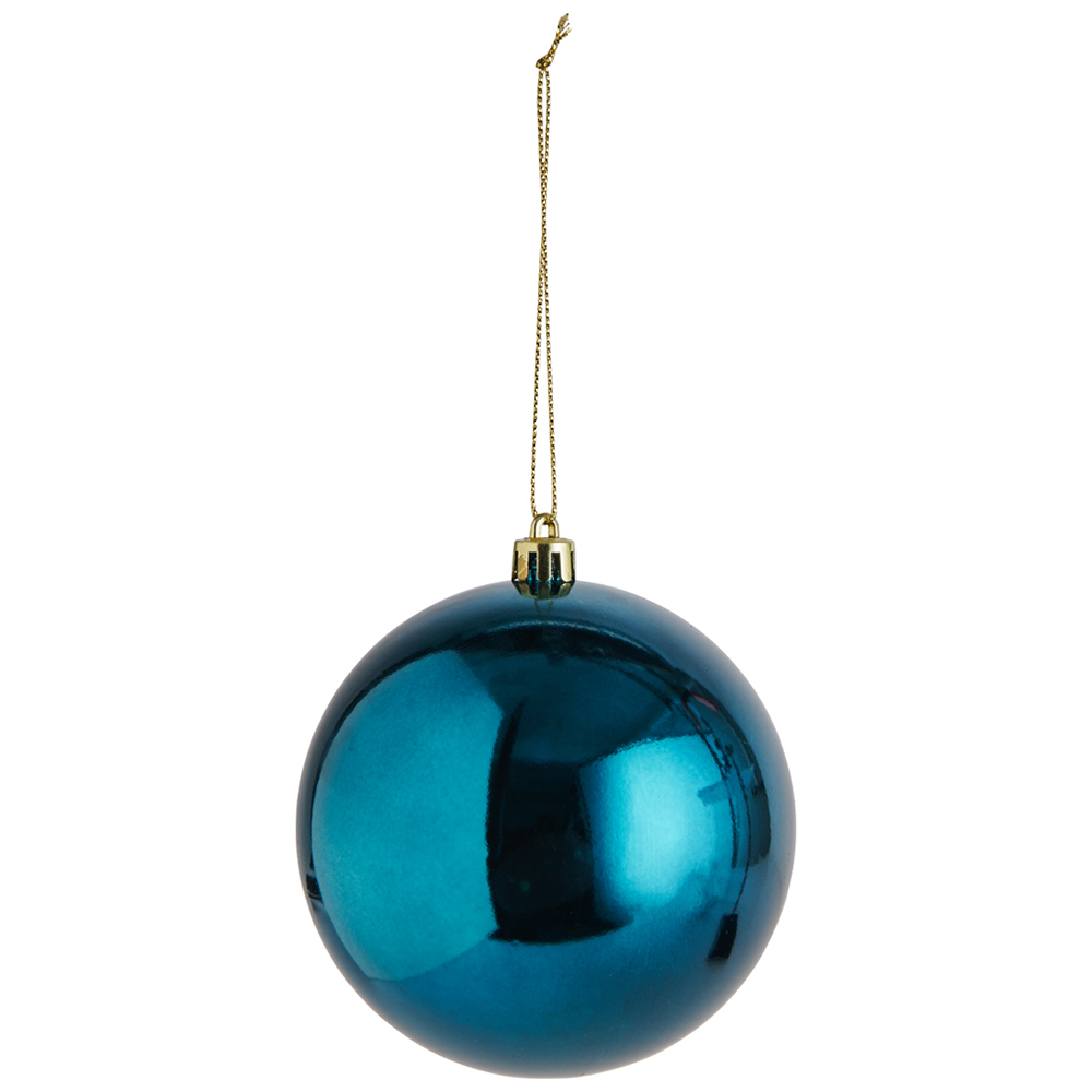 Wilko 100mm Majestic Baubles 7 Pack Image 5