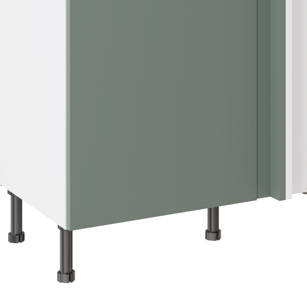 Kitchen Kit Slab Supermatt Agave Green Drawerline Base Cabinet 1000mm Image 4