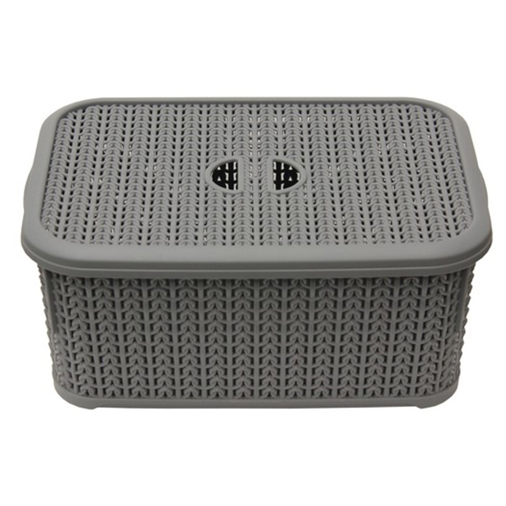 JVL Loop 6L Grey Storage Basket Image 3