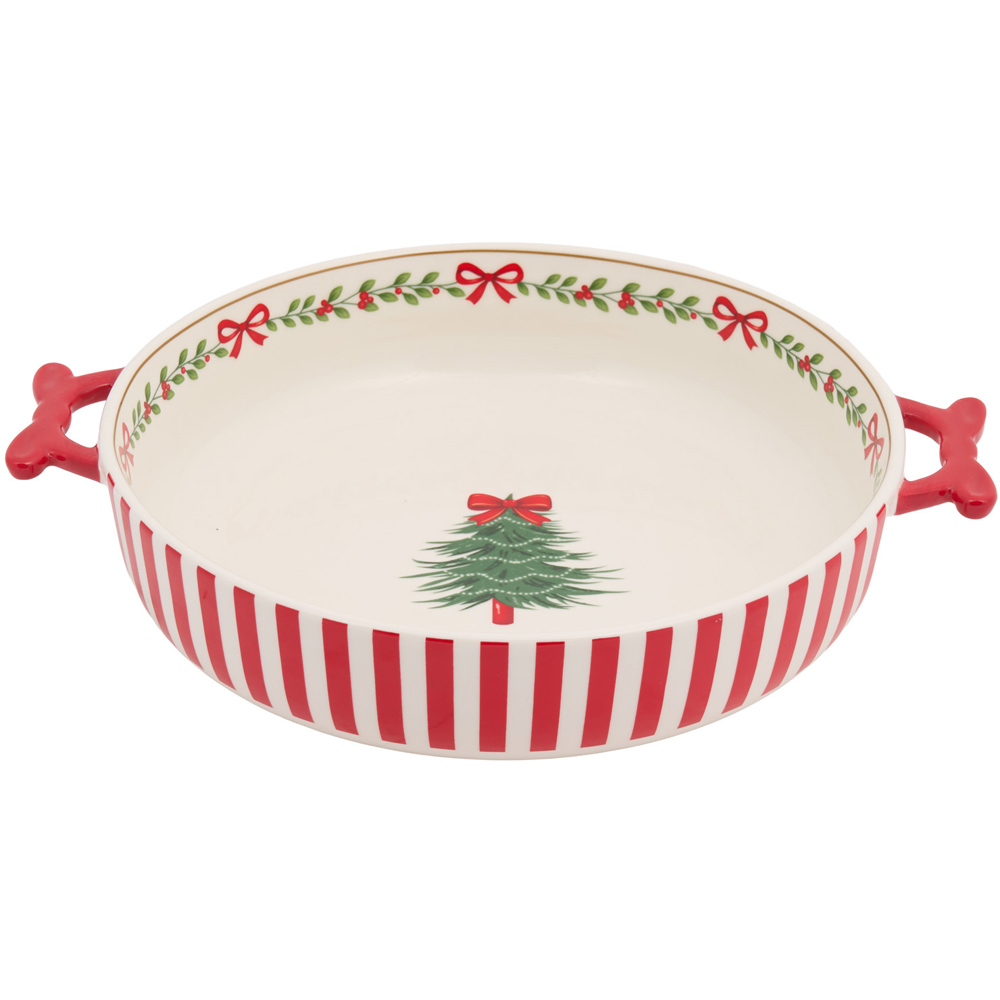 Christmas Print Serving Dish Image 3