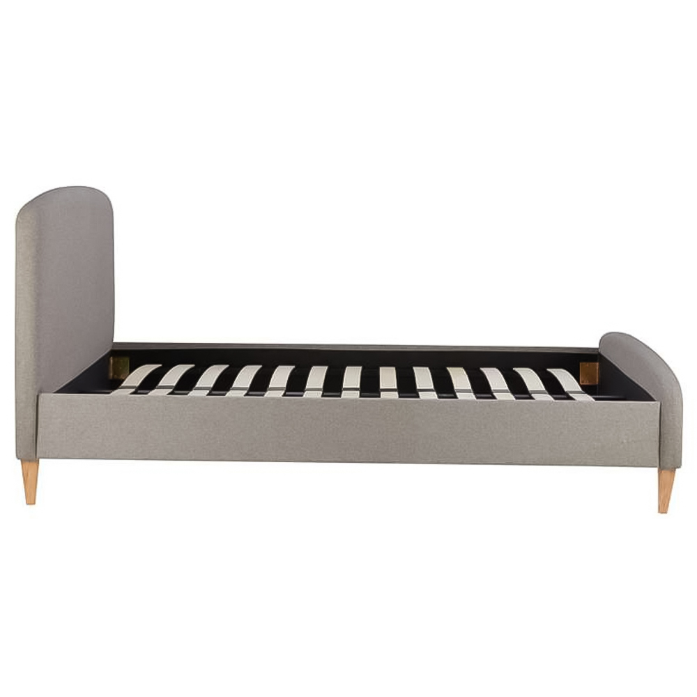 Quebec Small Double Grey Bed Image 4
