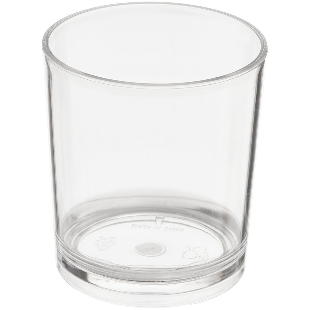 Wilko Clear Plastic Lowball Tumblers 4 Pack Image 3