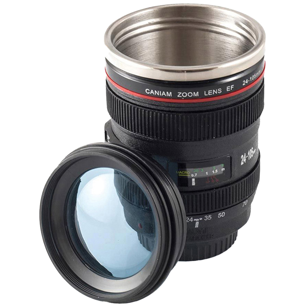 #winning Camera Lens Mug with Lid Image 1