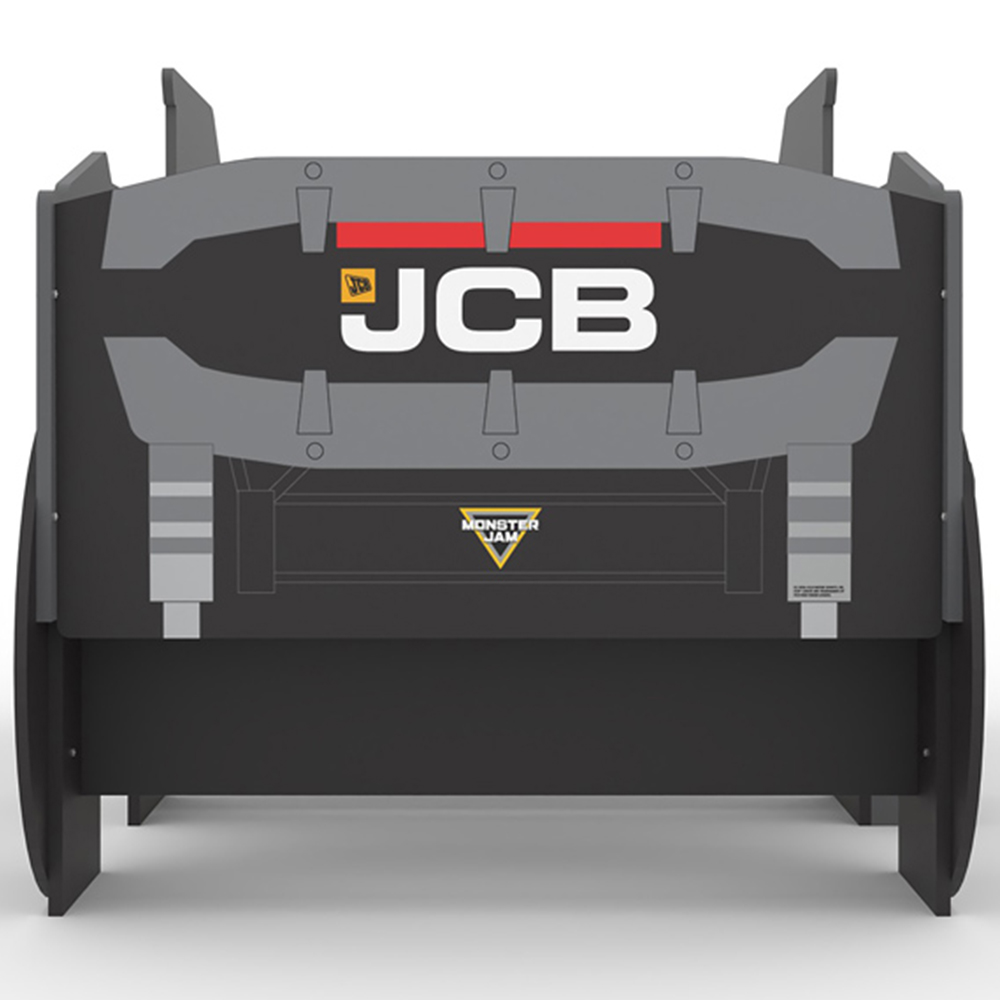 Kidsaw Monster Jam DIGatron Single JCB Digger Kids Bed with Storage Image 4