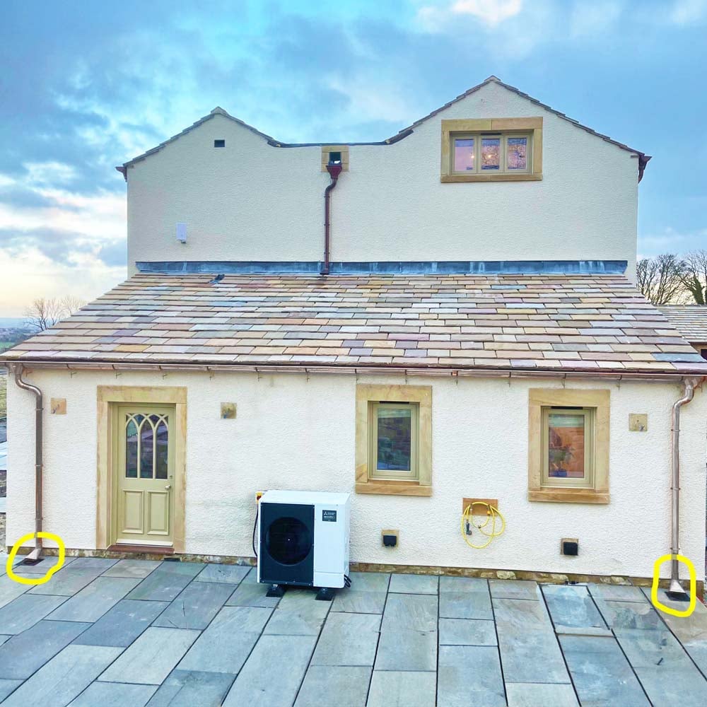 Metal Gutta Stainless Steel Downpipe Water Dispenser Image 2