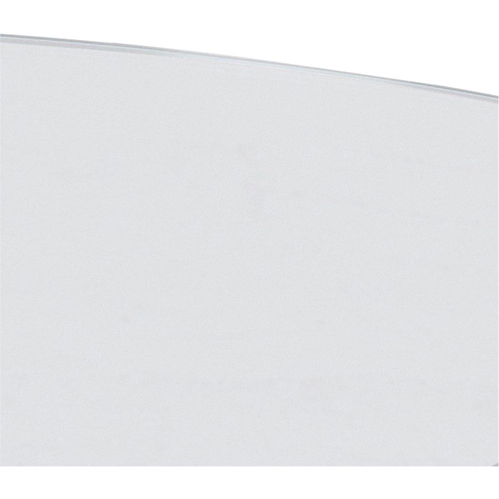 Florence Heaven Glass Top and Chrome Legs Round Coffee Table Image 4