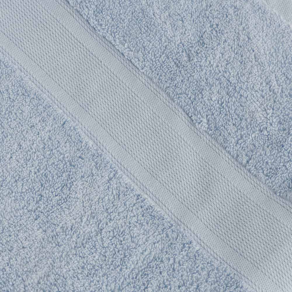 Wilko Supersoft Chambray Blue Bath Towel Image 2