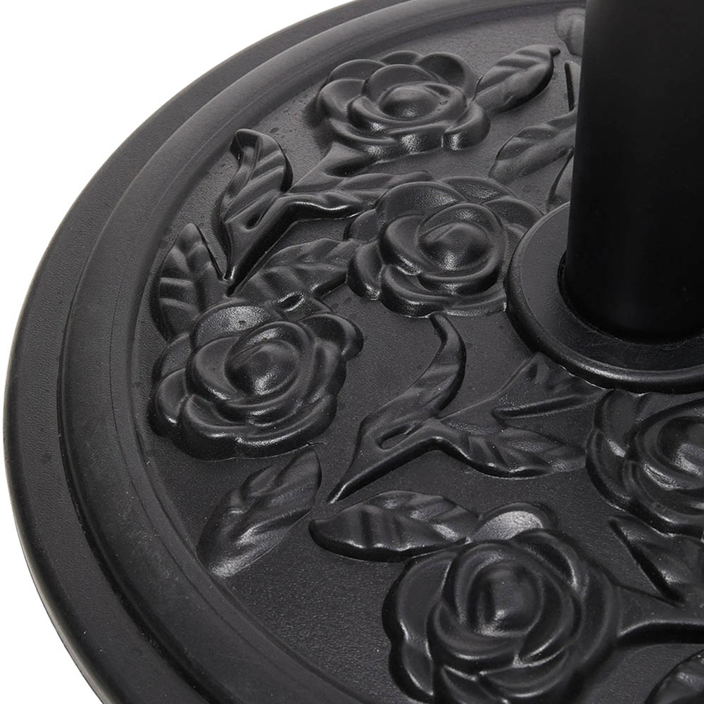 Living and Home Rose Pattern Heavy Duty Round Umbrella Base 25kg Image 3