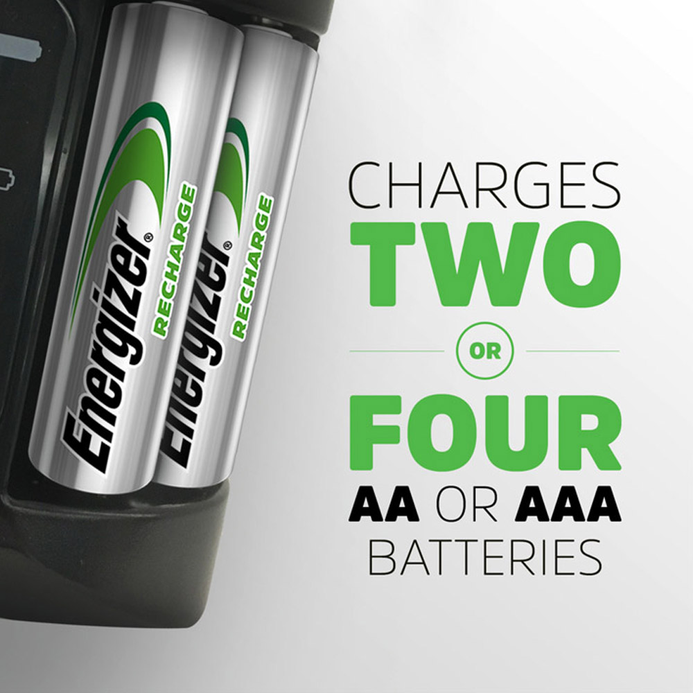 Energizer Recharge Pro NiMH Rechargeable AA and AAA Batteries Charger Image 3