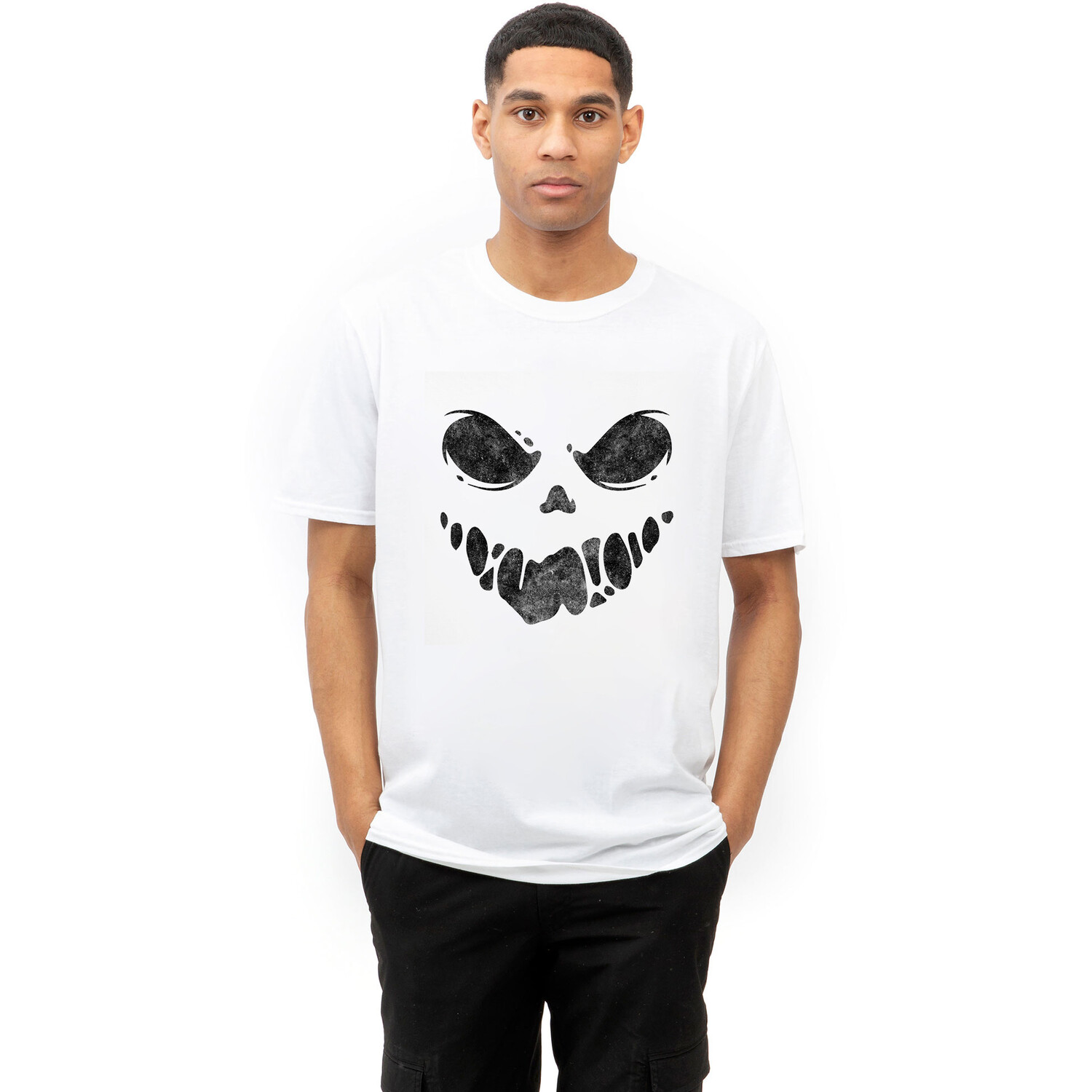 Halloween Ghost T-Shirt - White / XXL Image 2