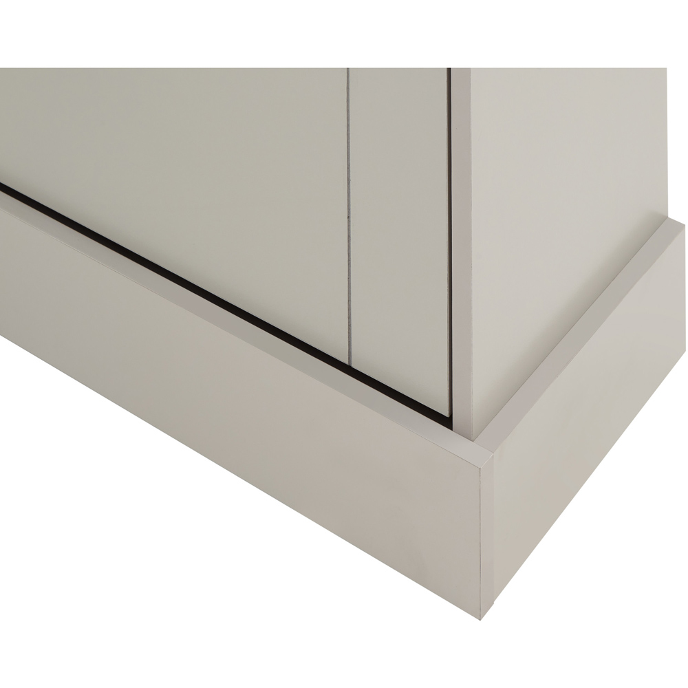 GFW Kendal Grey Deluxe Shoe Cabinet Image 9