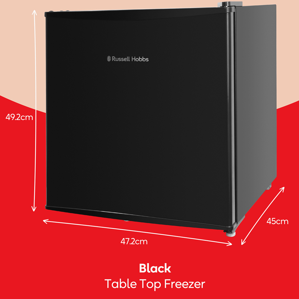 Russell Hobbs RHTTFZ0E1B Black 31L Table Top Freezer Image 9