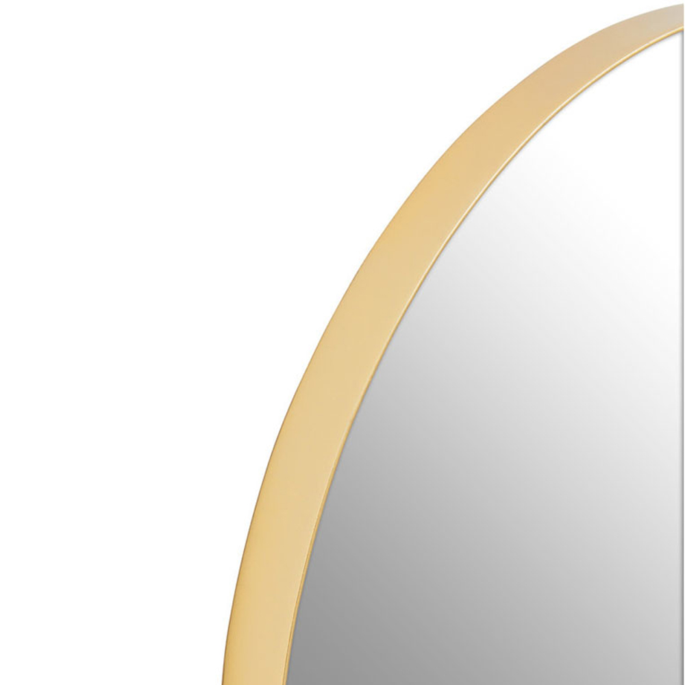 Premier Housewares Gold Cindy Medium Round Wall Mirror Image 5