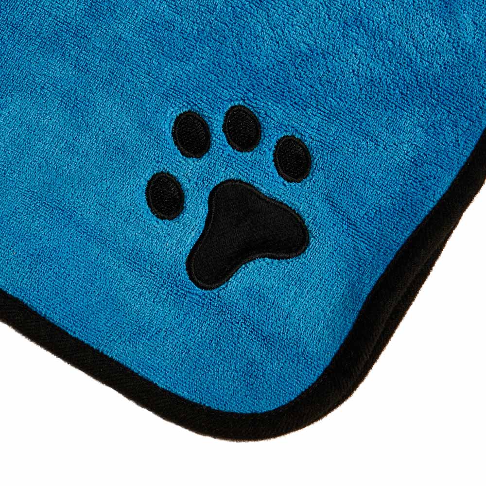 Wilko Hooded Pet  Microfibre Towel Image 4