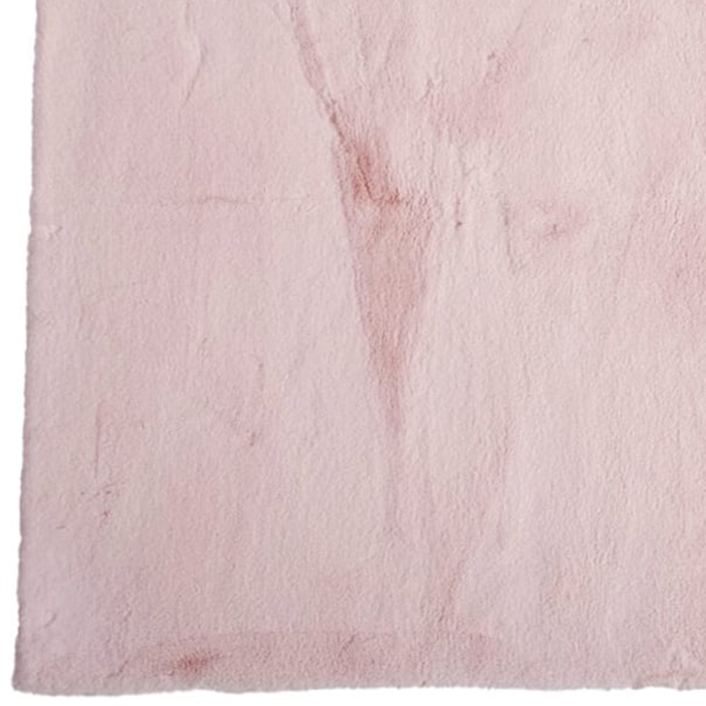 Blossom Lux Rabbit Faux Fur Rug 100 x 150cm Image 4