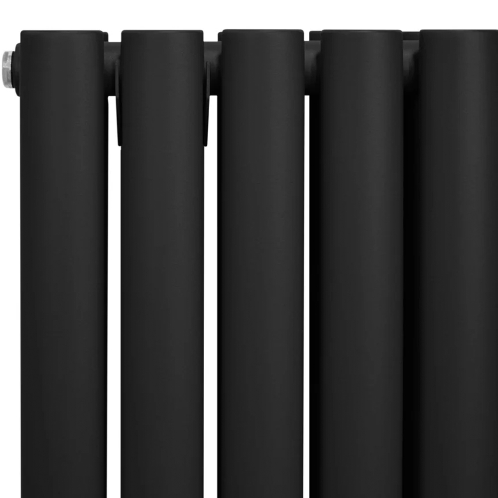 Monster Shop 4562BTU Black Oval Column Radiator 600 x 1020mm Image 4